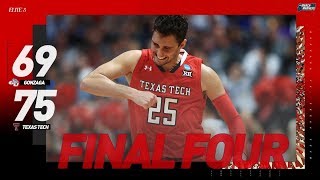 Gonzaga vs Texas Tech Elite 8 NCAA tournament extended highlights [upl. by Rowland]