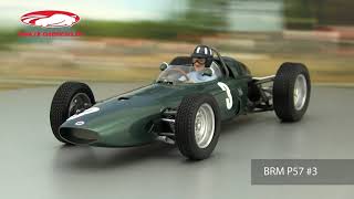 ckmodelcarsvideo Graham Hill BRM P57 3 Weltmeister Südafrika GP Formel 1 1962 Spark [upl. by March]