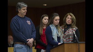 3 sisters all Larry Nassar victims make statements in court before their father attacks him [upl. by Enellij249]