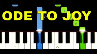 Ode To Joy EASY Piano Tutorial  Beethoven [upl. by Ernaline]