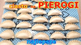 Najlepsze ciasto na pierogi 👌 elastyczne delikatne nie pęka i nie rozkleja się podczas gotowania 👍 [upl. by Atneuqal]