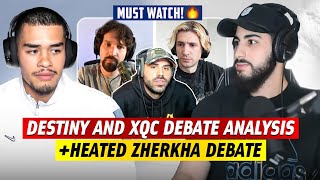 The Muslim Lantern Analyses XQC amp Destiny Debate With Sneak∅  Zherkha Heated Discussion [upl. by Ahsaet]