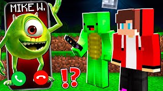 Why Creepy MIKE WAZOWSKI CALLING to MIKEY and JJ at 3am   in Minecraft Maizen [upl. by Sidonia516]