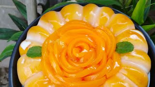 FLOTATINA DE DURAZNO🍑🍑gelatinacolorida food gelatinasartisticas [upl. by Aronael]