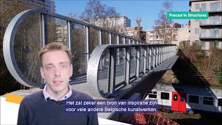 Passerelle Précontrainte en BFUHP  FEBE Elements Awards 2019 [upl. by Sol]