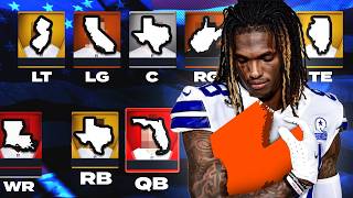 I Used 1 NFL Player From Every State [upl. by Erme]