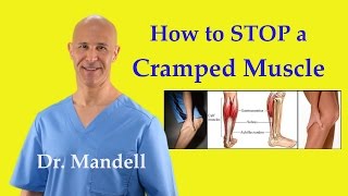 How to STOP a Cramped Muscle Fast Reciprocal Inhibition Technique  Dr Mandell [upl. by Hump]