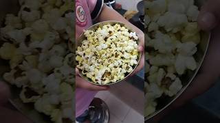 kaise Banaye ghar pr popcorn yt short food cooking Manulatavlogs recipe cookingfood [upl. by Amerd]