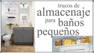 Almacenaje para baños pequeños [upl. by Dorothy]