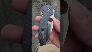 Grackle amp Shaman edc knifeskills blade shorts titanium trending viralvideo maine [upl. by Hanala764]