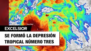 Se forma depresión tropical en el Golfo de México [upl. by Dunseath]