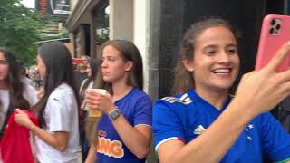 Little Italy Toronto StClair reaction to Italy winning the 2020 Euro [upl. by Thaddaus]