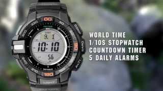 CASIO PROTREK PRG270 product video [upl. by Lee611]