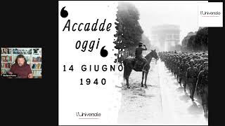 Accadde oggi 14 giugno 1940 I tedeschi a Parigi [upl. by Feodore]