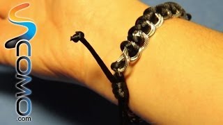 Pulsera de Cola de ratón y cadenas [upl. by Corney698]