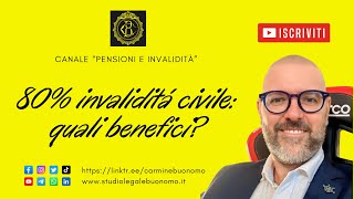 80 invaliditá civile quali benefici [upl. by Ligriv]