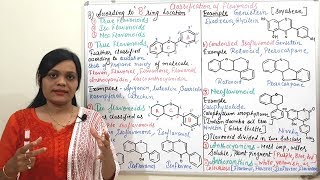 Class 73 Flavonoid Part 05  Types of Flavonoids  Classification of Flavonoid Part 02 [upl. by Elbag657]