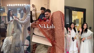 Nikkah Vlog  Fatima amp Murtaza [upl. by Anaes]