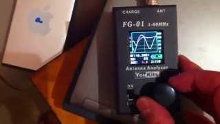 FG01 Antenna Analyzer  NICE [upl. by Suoicerp722]