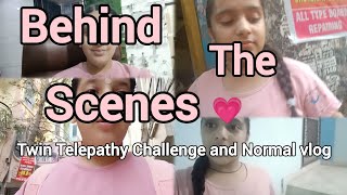 BTS Of Twin Telepathy Challenge [upl. by Nomzaj497]