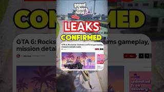 GTA 6 ki BIGGEST leak REAL hai😲🔥 [upl. by Albin]