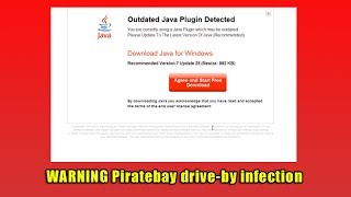 WARNING Piratebay driveby infection [upl. by Eidak]