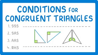 GCSE Maths  Congruent Triangle Rules 103 [upl. by Neyu]