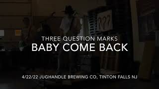 Baby Come Back Live at Jughandle Brewing Company [upl. by Nnayd]