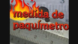 médida de paquímetro próximo a polegada p oficina mecânica [upl. by Ledba521]