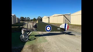 quotBuilding My FullSize 1916 Sopwith Camel Replica Painting amp Wrapping Wing Strutsquot [upl. by Hild]