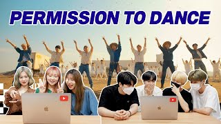 방탄소년단 Permission to Dance 뮤비를 보는 남녀 댄서의 반응 차이  BTS ‘Permission to Dance MV REACTION [upl. by Mota]