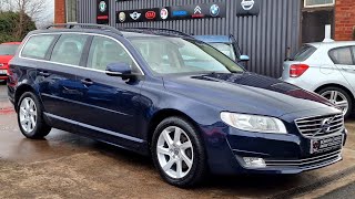 2014 14 Volvo V70 SE Nav 24 D5 5Dr in Caspian Blue 51k Miles 2 Owners 4 Services Nav £13500 [upl. by Neuburger]