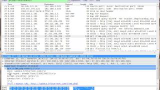 Showing You How To Figure out Bittorrent Behavior With Wireshark [upl. by Eelrac685]