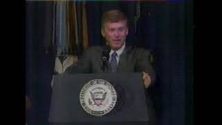 AFN Europe Dan Quayle Visit To Germany June 1991 1352 [upl. by Nadean]