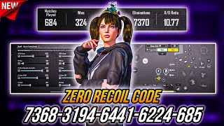 NEW UPDATE 33 🔥 BEST SENSITIVITY CODE  CONTROL SETTINGS PUBG MOBILEBGMI [upl. by Jareb]