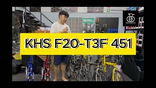 แนะนำจักรยานพับ KHS ทั้ง 2 รุ่น F20JJ และ F20T3F 451 พร้อมโปรโมชั่นจำนวนจำกัด  Bikemonster [upl. by Oirromed]