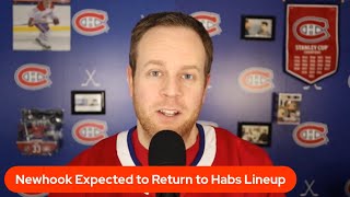 Newhook Returns to Habs Lineup Harris on Trade Block Habs vs Stars Preview [upl. by Leidgam]