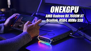 This New OCULINK eGPU Is Insane USB4NVMe ONEXGPU HandsOn First Look [upl. by Georgine]