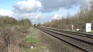 No205 5th March 24 Barton Road Foot Crossing Choppers n a Hoover to Crewe LSL [upl. by Nowaj642]