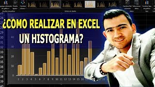 Como hacer o realizar un histograma paso a paso en Excel [upl. by Seale]