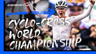 🇳🇱 AllDutch Podium  Fem van Empel Claims Victory In Hoogerheide  CycloCross World Championship [upl. by Anelis]