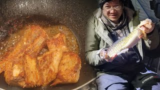 Deep Fry Eelpout with Butter [upl. by Nonohcle431]