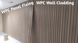 WPC Panel Installation I WPC Wall Cladding I WPC Panel I WPC Wall Panel I WPC Louvre Panel [upl. by Mellman]