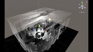 Point Cloud Visualization 01 Unity 20184 PCX FPSController [upl. by Haronid]