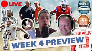 LIVE Week 4 ACC Football Preview  Cali in Tally Louisville hosts GT the Red Bandana Game  more [upl. by Attenaz]