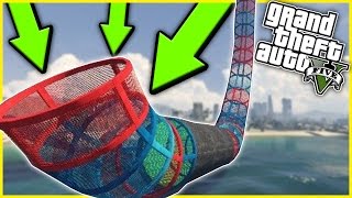 UNO SCIVOLO INFINITO SU GTA V  SCOMMESSA FINALE wS7ORMy amp GiampyTek [upl. by Sheelagh]