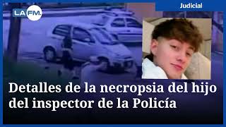 Fiscalía entregó detalles de la necropsia del hijo del inspector general de la Policía [upl. by Naivat]