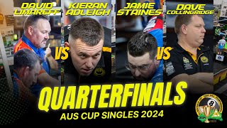 DLimareff vs KAdleigh  JStaines vs DCollingridge  Quarterfinals  AusCup Singles 2024 [upl. by Alia]