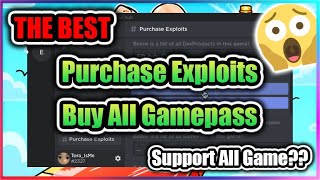 ROBLOX Purchase Exploits GUI  Buy All Gamepass [upl. by Ensign]