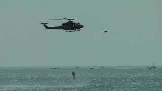 Incredible Helicopter Rescue Lake Ontario Canada [upl. by Past564]